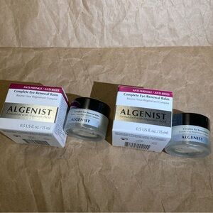 2 x Algenist complete eye renewal balm 15ml
